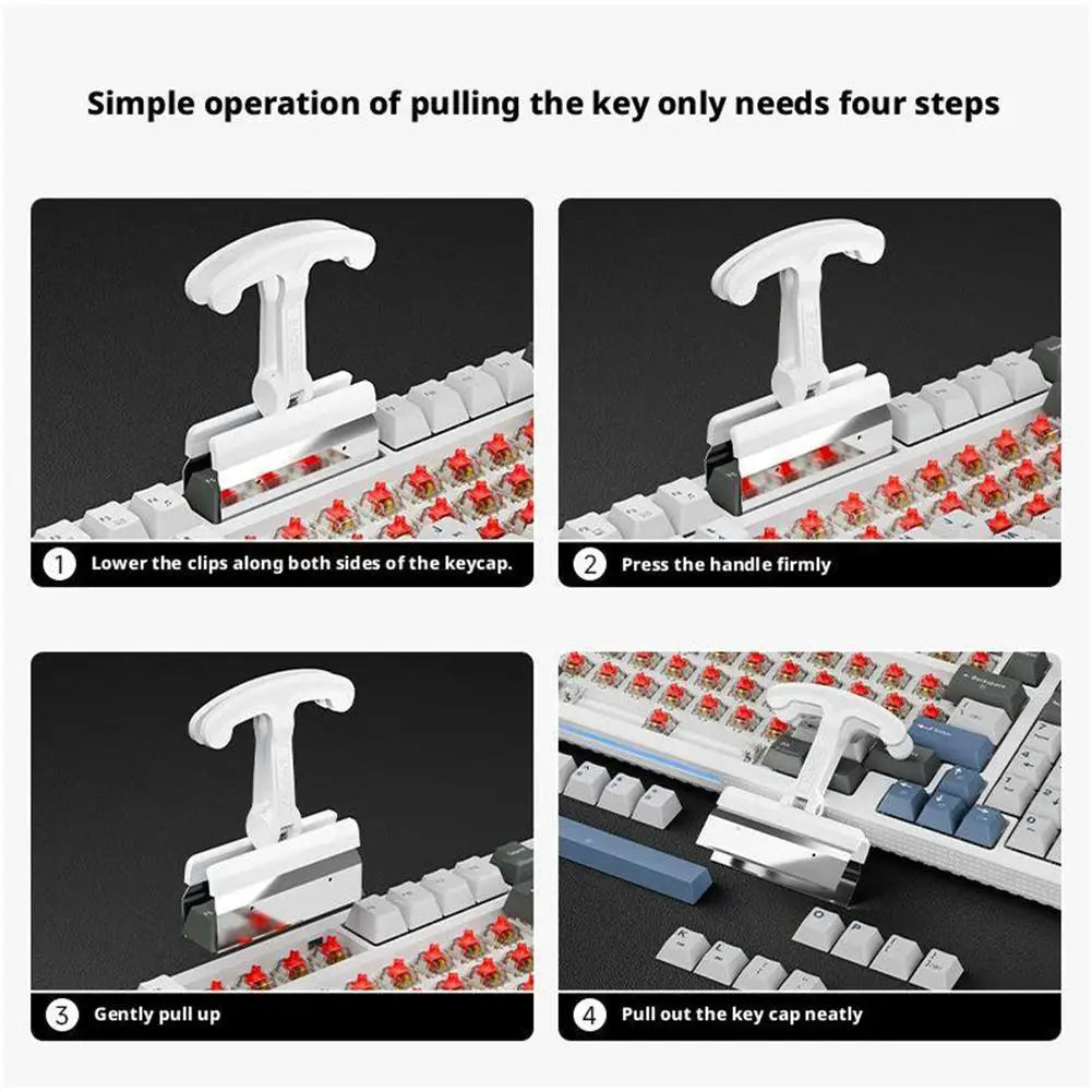 Keycap Puller 4Keys Removal Tool Keycaps Remover for Mechanical Keyboards Removing Fixing Tools