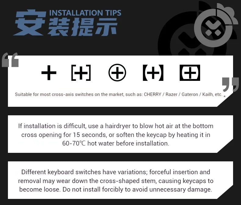Light Transmission Keyboard Keycap Shaped Series Customized Esc C4 Single Character Replacement   Computer Peripheral Accessory
