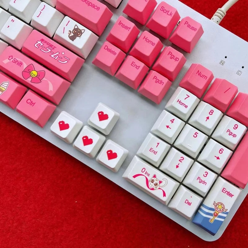 PBT Keycap OEM   Heart Shaped for Mechanical Keyboard Keycaps OEM Keycap  Keycap Replacement
