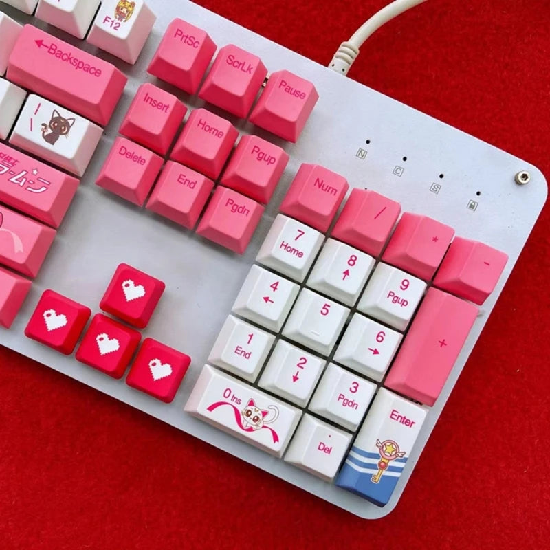 PBT Keycap OEM   Heart Shaped for Mechanical Keyboard Keycaps OEM Keycap  Keycap Replacement