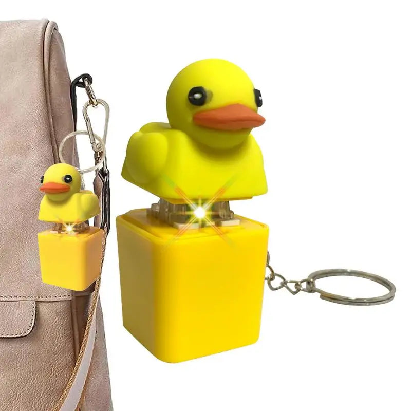 Yellow Duck Keyboard Keycaps Quacky Duck Fidget Toy Sensory Toys Stress Reliever Keycaps That Quack Key Board Clicker