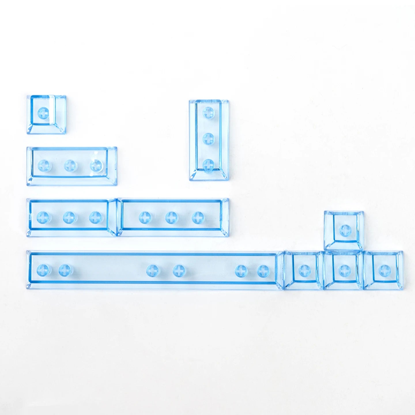 Red Transparent Keycap 10 key Cherry Profile PC keycap Space Bar 6.25U ESC Enter shift key Custom Keycap For Mechanical Keyboard