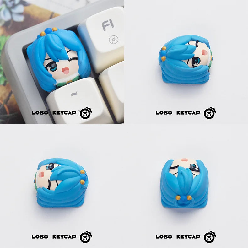 Kono Subarashii Sekai ni Shukufuku wo Keycap ESC Resin Cherry Profile Mechanical Keyboard Cartoon Anime Gift Collectibles keycap