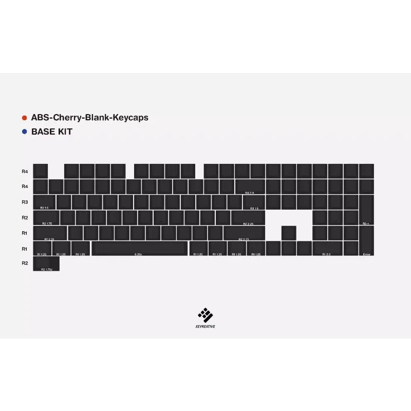 Keyreative ABS KeyCaps Set Multi-Color 130 Keys Custom Cherry Profile DIY Colorful Fit 60%-108% Mechanical Keyboard Accessories