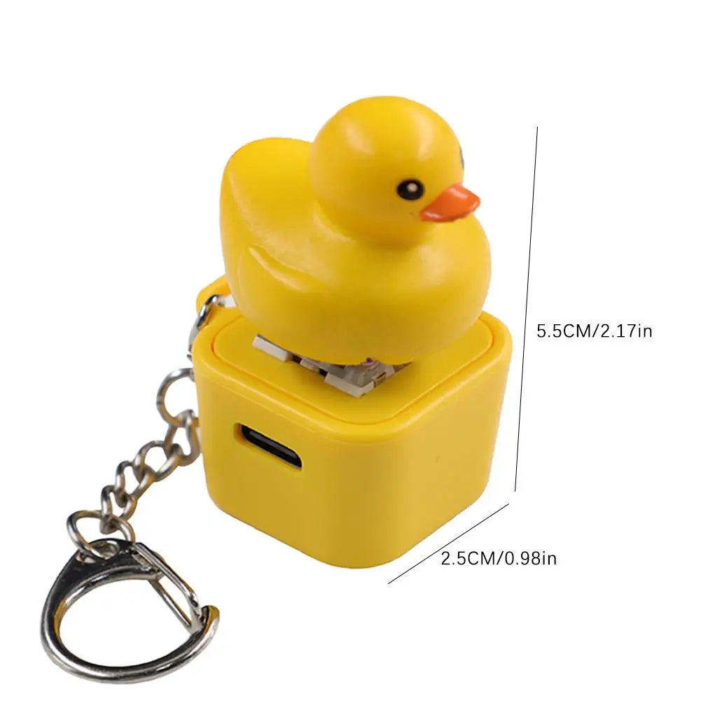 Personality Key Cap Keycap Cute Stereo Little Yellow Duck keycaps for Mechanical Keyboard MX Axis 3D Design V9D7