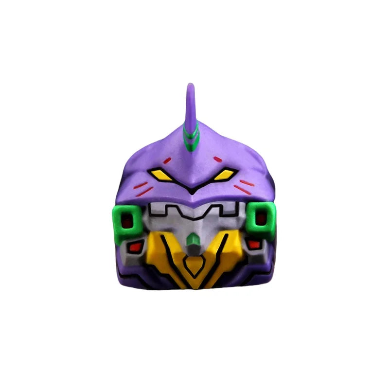 New Eva-01 Keycaps Creative Trendy Play Personalized Keycaps Desktop Decoration Mechanical Keyboard  Anime Theme Key Cap
