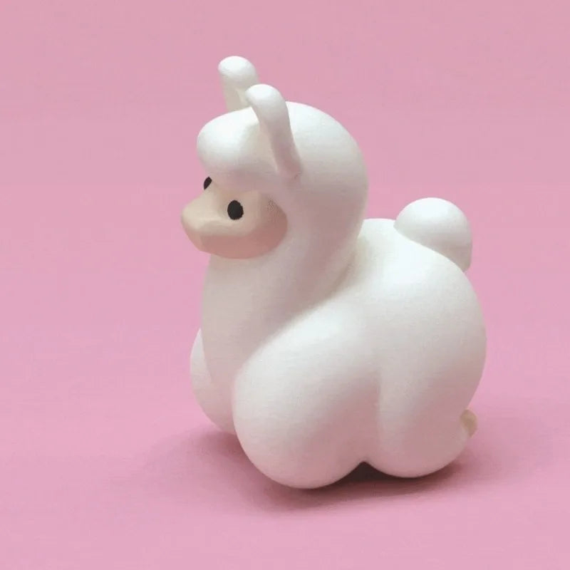 Point Cute Alpaca Animal Keycap Artisan Keyboard Cap ESC DIY Handmade Personality Resin Custom Keycaps for Mechanical Keyboard