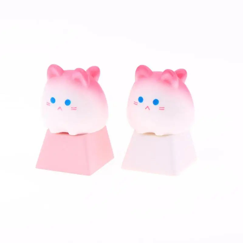 Cute Cartoon 3D Animal Keycap Mechanical Keyboard Caps OEM Height Keycap Kawaii DIY Keyboard Accessories Girl Gifts