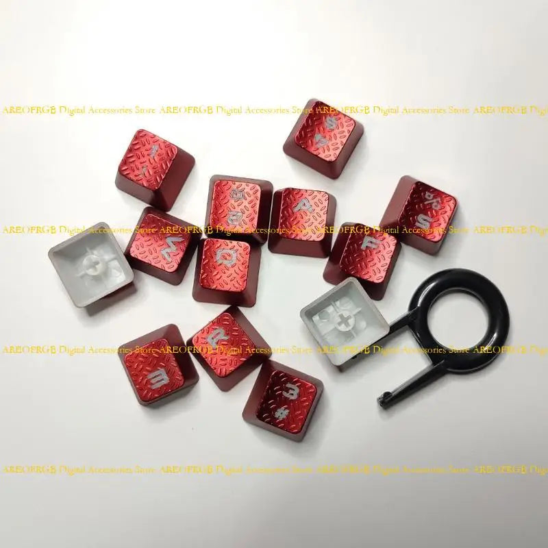 E21E 13PCS Anti Slip Keycap Set for K70 RGBK70 K95 K90 K65 Enhances Grip and Comfort for Long Hours of Typing or Gaming