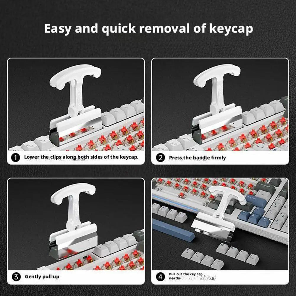 Keycap Puller 4Keys Removal Tool Keycaps Remover for Mechanical Keyboards Removing Fixing Tools