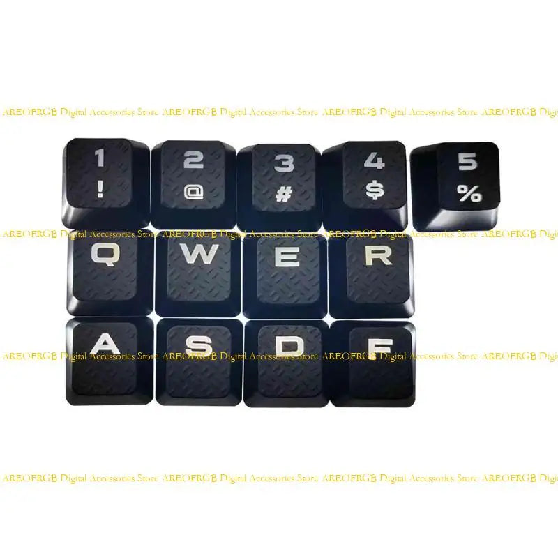 E21E 13PCS Anti Slip Keycap Set for K70 RGBK70 K95 K90 K65 Enhances Grip and Comfort for Long Hours of Typing or Gaming