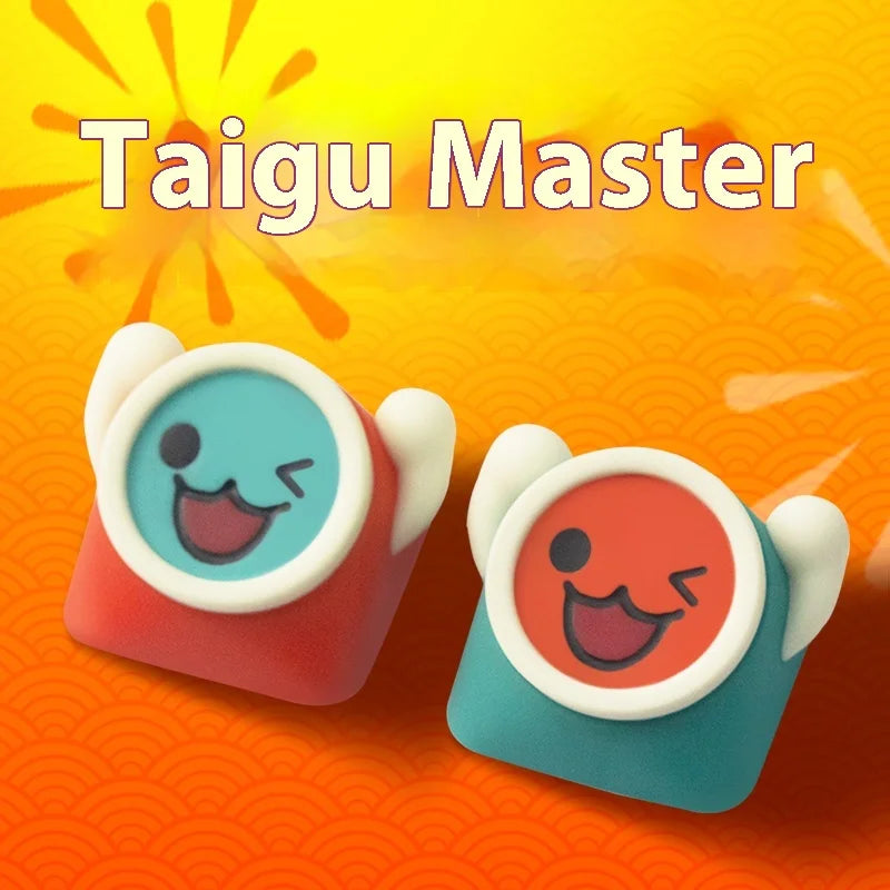Anime Keycaps Taiko No Tatsujin Theme Custom Keycaps Mechanical Keyboard Resin Cute Keycaps Tablet Laptop Gaming Keyboard Keycap