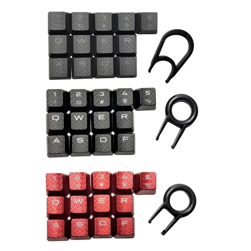 E21E 13PCS Anti Slip Keycap Set for K70 RGBK70 K95 K90 K65 Enhances Grip and Comfort for Long Hours of Typing or Gaming