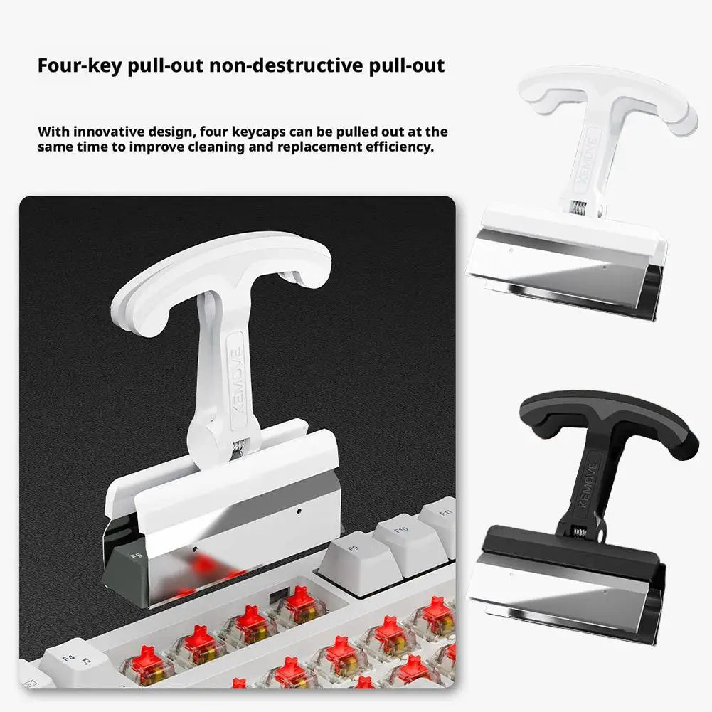 Keycap Puller 4Keys Removal Tool Keycaps Remover for Mechanical Keyboards Removing Fixing Tools