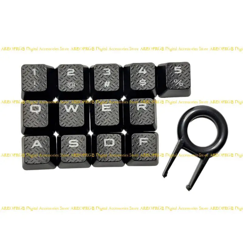 E21E 13PCS Anti Slip Keycap Set for K70 RGBK70 K95 K90 K65 Enhances Grip and Comfort for Long Hours of Typing or Gaming