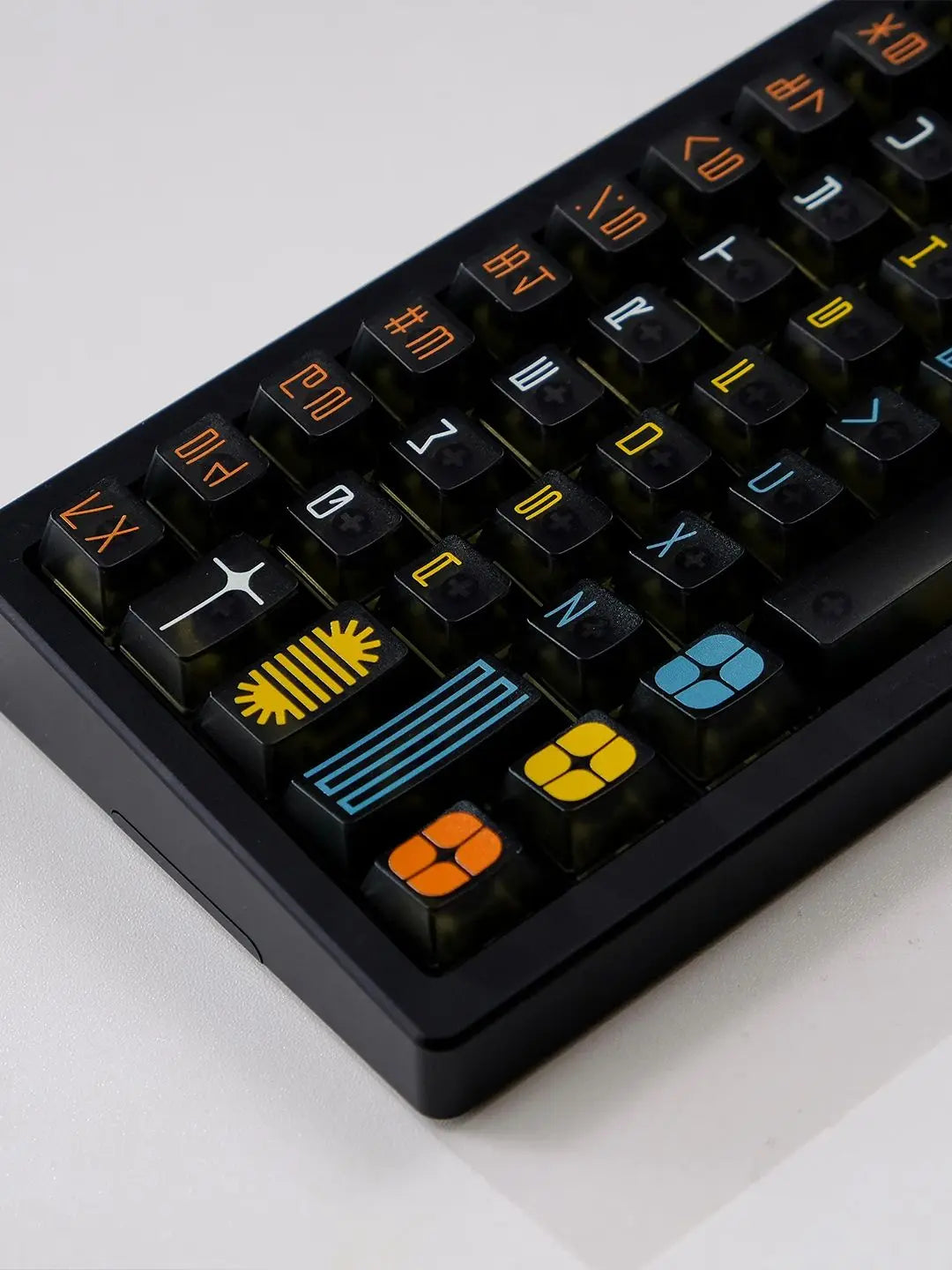 Expo Five-sided Fog-through keycap mechanical keyboard keycaps 122 key Black Cherry Profile adaptation wooting, etc.