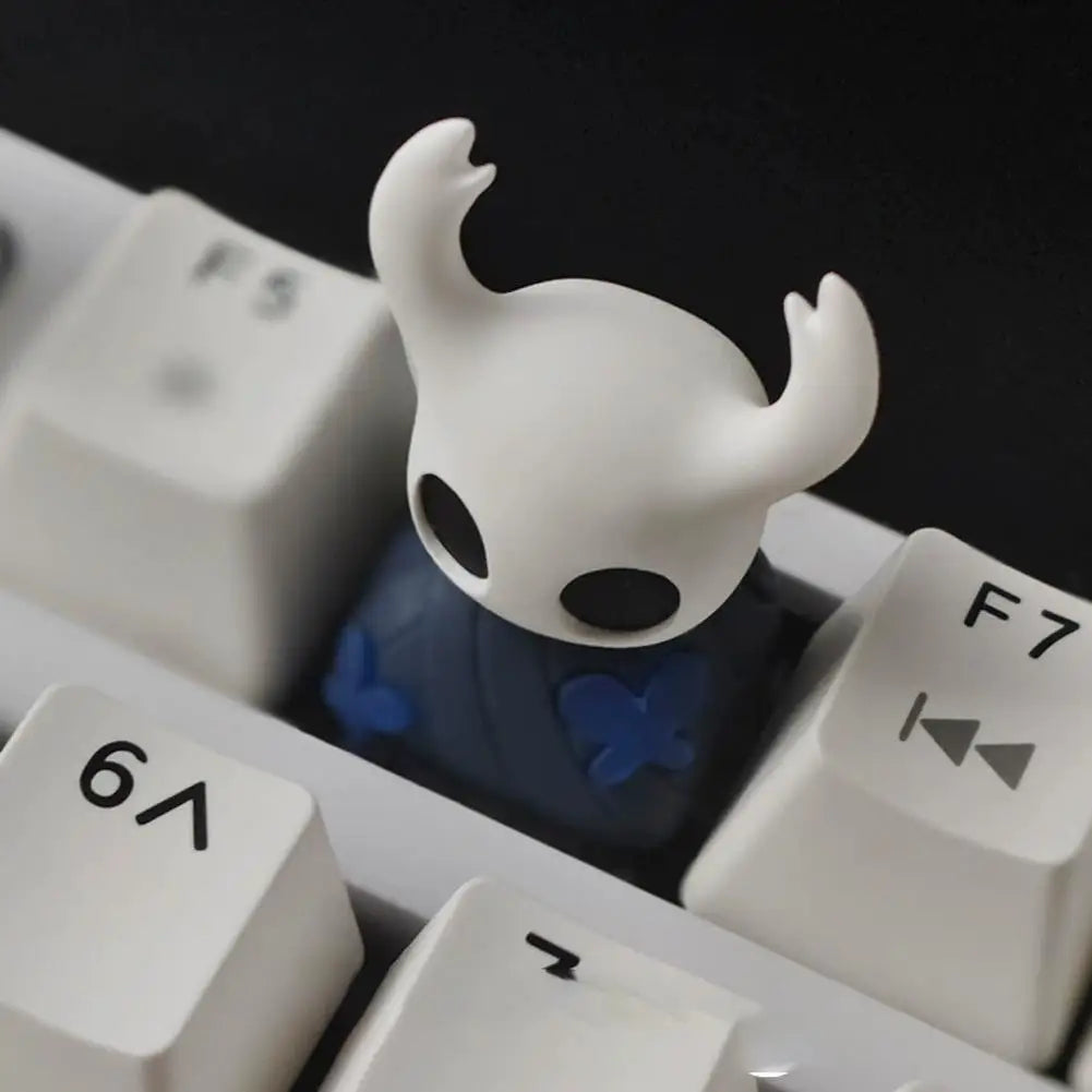 Light Transparent The Hollow Knight Keycap Single Customized Keycaps Kawaii Gaming Peripherals Resin Mechanical Keyboard Esc R4