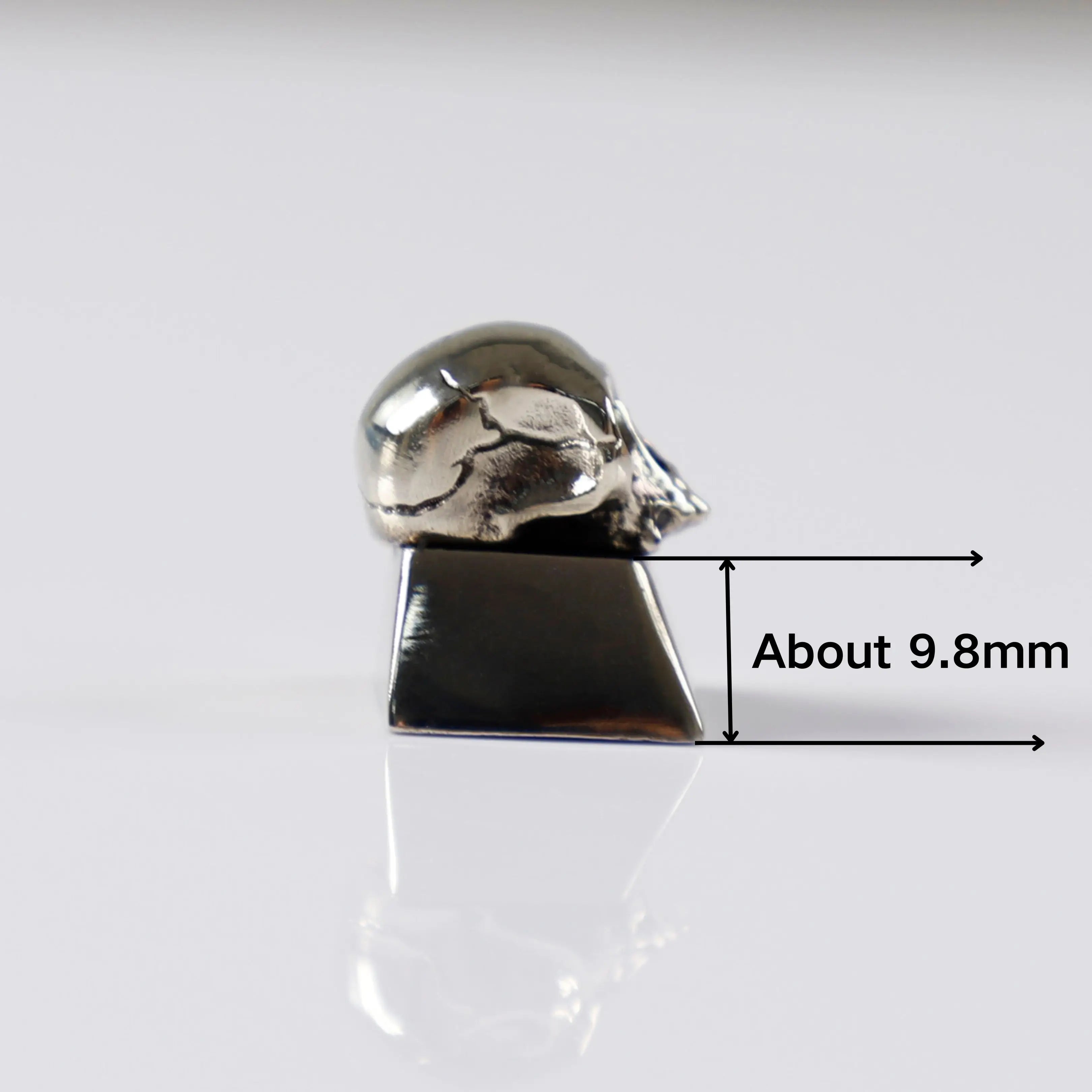 ESC Key 1pcs stereoscopic Pure Copper keycaps Skull Handmade Artisans Metal Key Caps for Mechanical Keyboard