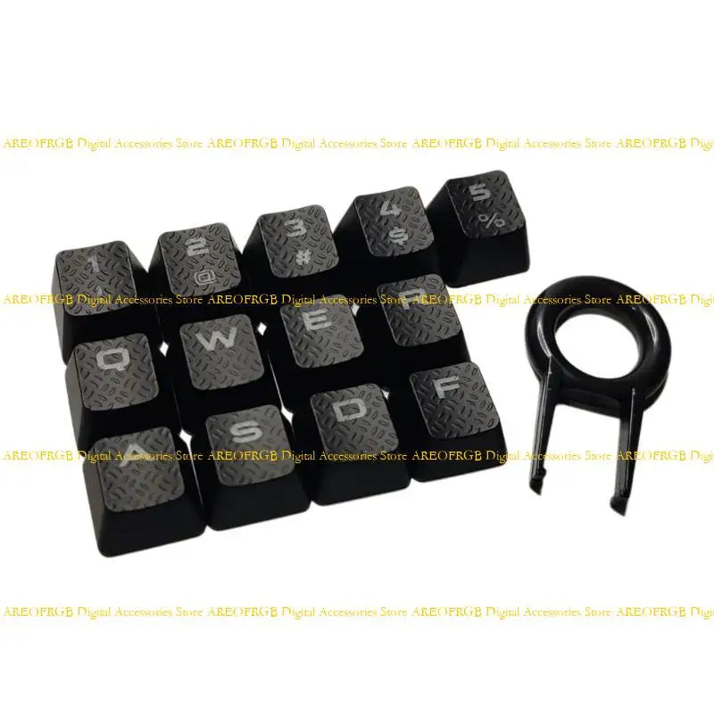 E21E 13PCS Anti Slip Keycap Set for K70 RGBK70 K95 K90 K65 Enhances Grip and Comfort for Long Hours of Typing or Gaming
