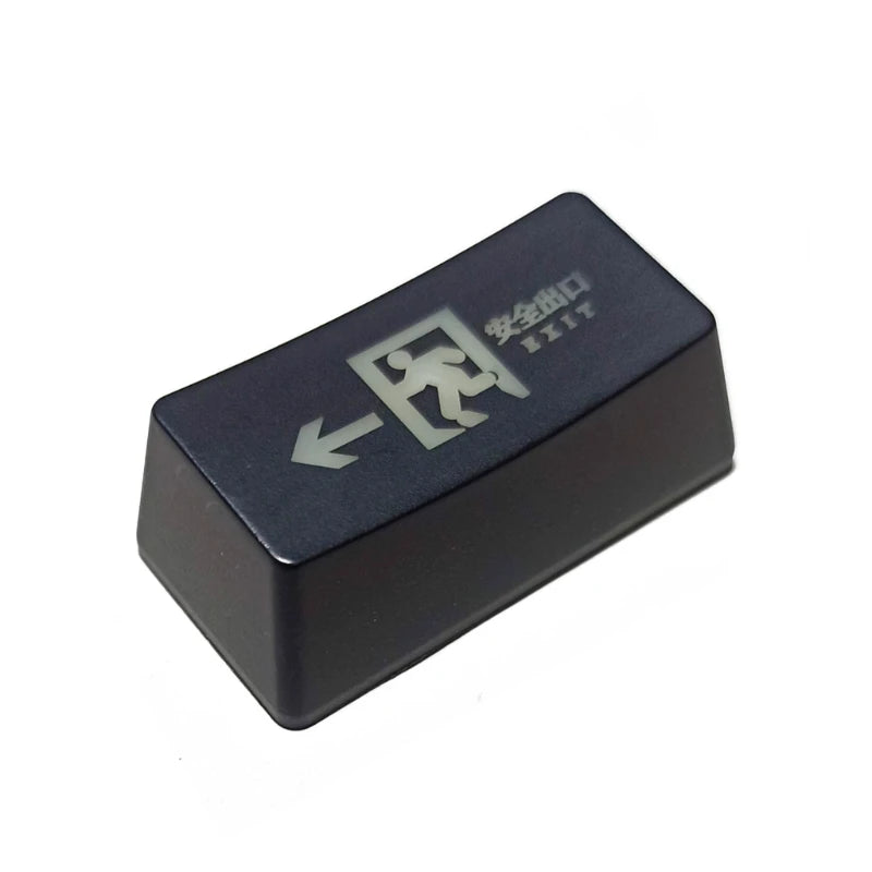 Safe Exit R1 2U Backspace Keycap Shine Through Keycaps ABS Etched Backlit Keycap For Mechanical Keyboard