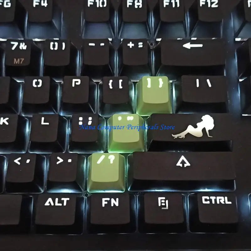 F68C Through ENTER Keycap 2.25U Enter Keycap ABS Etched Backlit Keycaps
