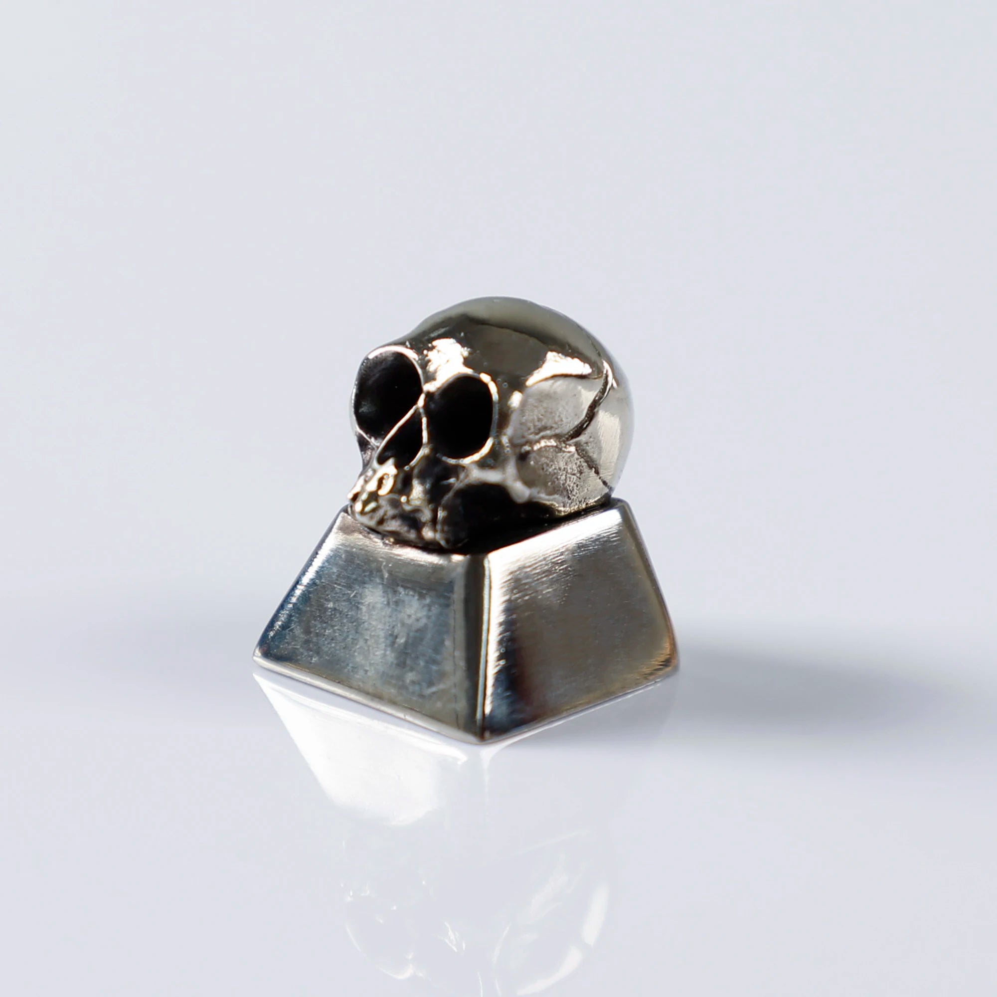 ESC Key 1pcs stereoscopic Pure Copper keycaps Skull Handmade Artisans Metal Key Caps for Mechanical Keyboard