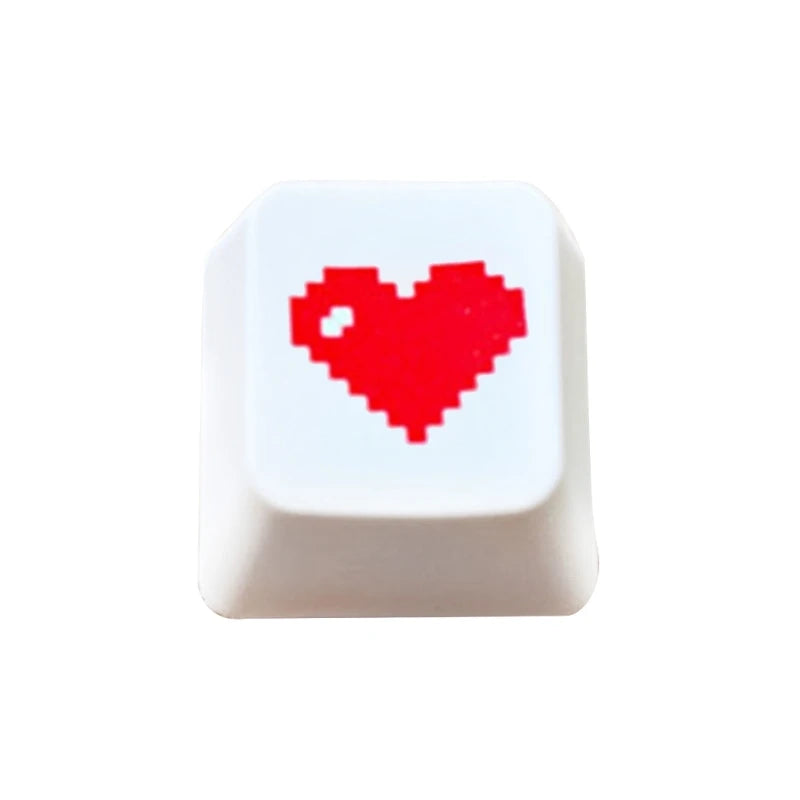 PBT Keycap OEM   Heart Shaped for Mechanical Keyboard Keycaps OEM Keycap  Keycap Replacement