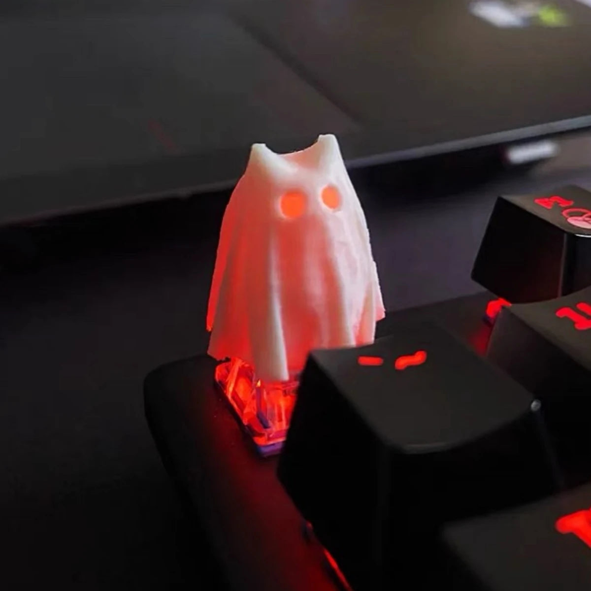 Skull Keycap Resin Artisan Anime Keycap Cartoon Keycaps for Mechanical Keyboard Accessories Gift