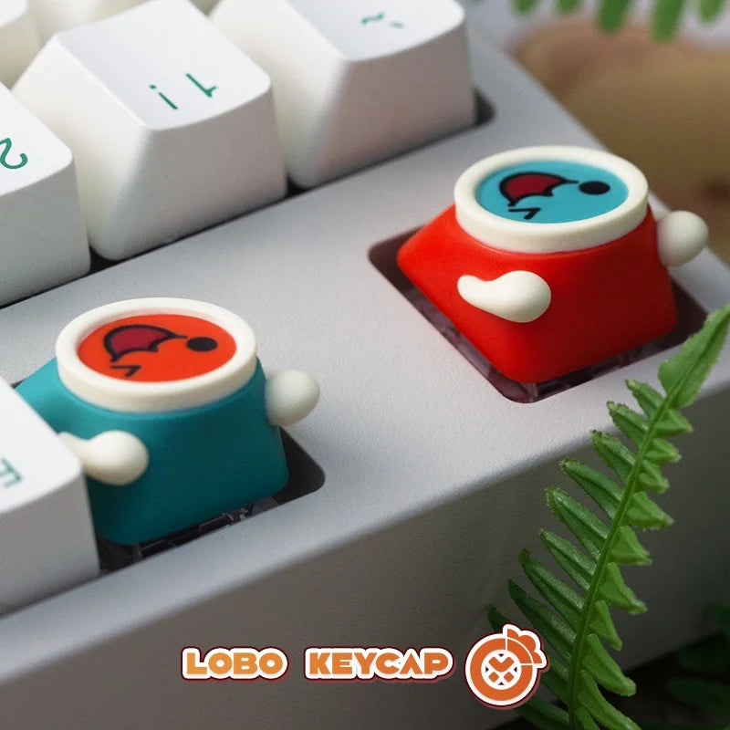 Anime Keycaps Taiko No Tatsujin Theme Custom Keycaps Mechanical Keyboard Resin Cute Keycaps Tablet Laptop Gaming Keyboard Keycap