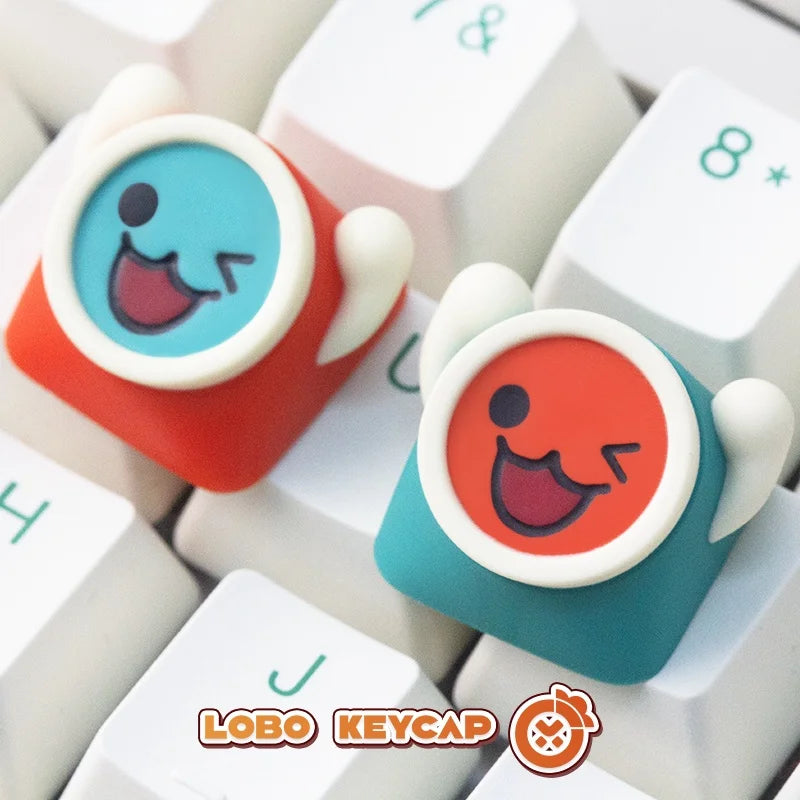 Anime Keycaps Taiko No Tatsujin Theme Custom Keycaps Mechanical Keyboard Resin Cute Keycaps Tablet Laptop Gaming Keyboard Keycap