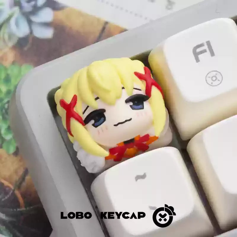 Kono Subarashii Sekai ni Shukufuku wo Keycap ESC Resin Cherry Profile Mechanical Keyboard Cartoon Anime Gift Collectibles keycap