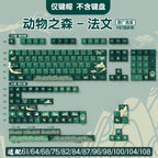 Spanish English Keycap Russian French Portuguese Korean German Japanese Keycap Cherry Height Cherry MX Switch Mechanical FD2 ISO