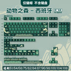 Spanish English Keycap Russian French Portuguese Korean German Japanese Keycap Cherry Height Cherry MX Switch Mechanical FD2 ISO