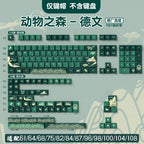 Spanish English Keycap Russian French Portuguese Korean German Japanese Keycap Cherry Height Cherry MX Switch Mechanical FD2 ISO