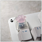 Keycap Games Backlit Cat Paw DIY Star Key Cap Mechanical Keyboards Keycaps for Mechanical Keyboards R4 Height Cherry MX Axis