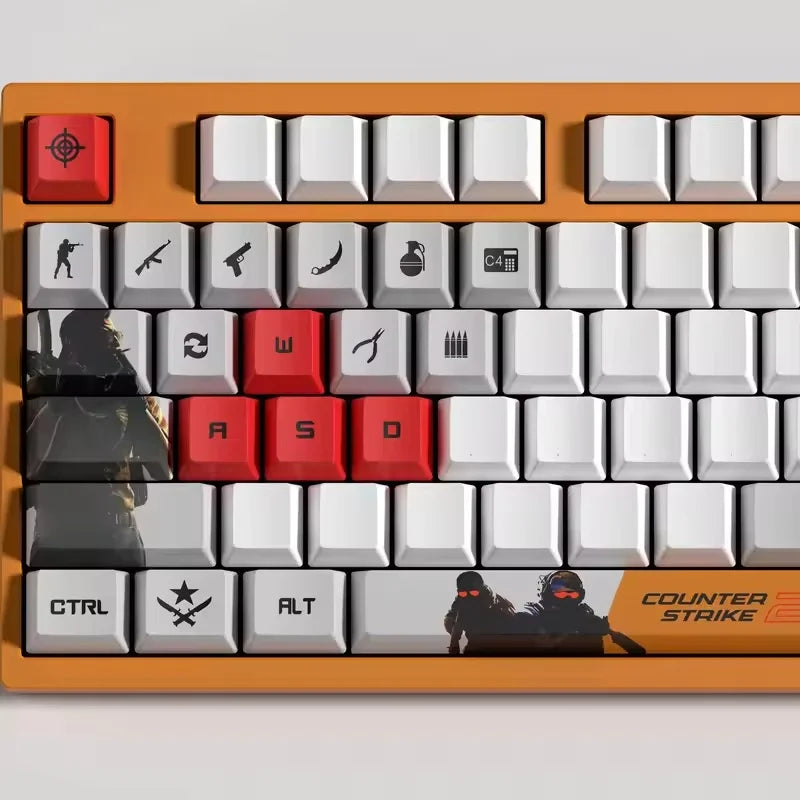 CS2 KEYCAPS CSGO 29 KEYS OEM Profile GAME Keycaps for mechanical keyboard