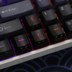 Cute Emo Keycap Set WASD Arrow Broadside Lighting Key Cap for Mechanical Keyboard Compatible with MX Switch