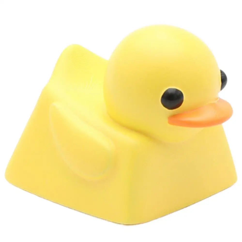 Cute Duck Keyboard Keycap Mechanical Keyboard Resin Duck Single Keycap Decor General Keyboard Replacement Parts Game Accessories