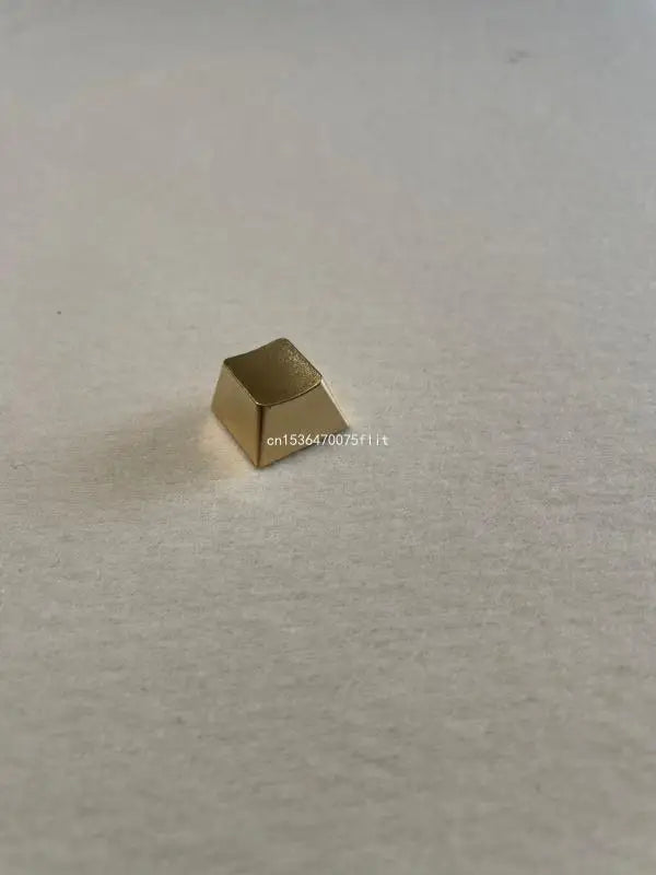 1PC Metal Keycap Matte Gold Zinc Alloy Keycaps Replaces for Mechanical Keyboards DropShipping