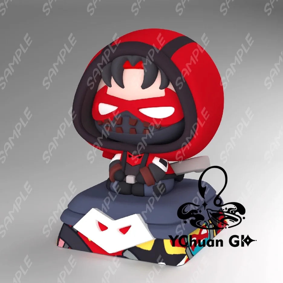 CSK Point Keycap Cute Anime 3D Resin Artisan Key Cap Custom Original Handmade 1 Pc Mechanical Keyboard KeyCap Gamer Accessories