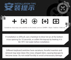 Light Transmission Keyboard Keycap Shaped Series Customized Esc C4 Single Character Replacement   Computer Peripheral Accessory