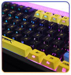 Anime Keycaps Cyberpunk Theme 124 Keys Cherry Profile Mechanical Keyboard Pbt Custom Keycaps Tablet Laptop Gaming Keyboard gift