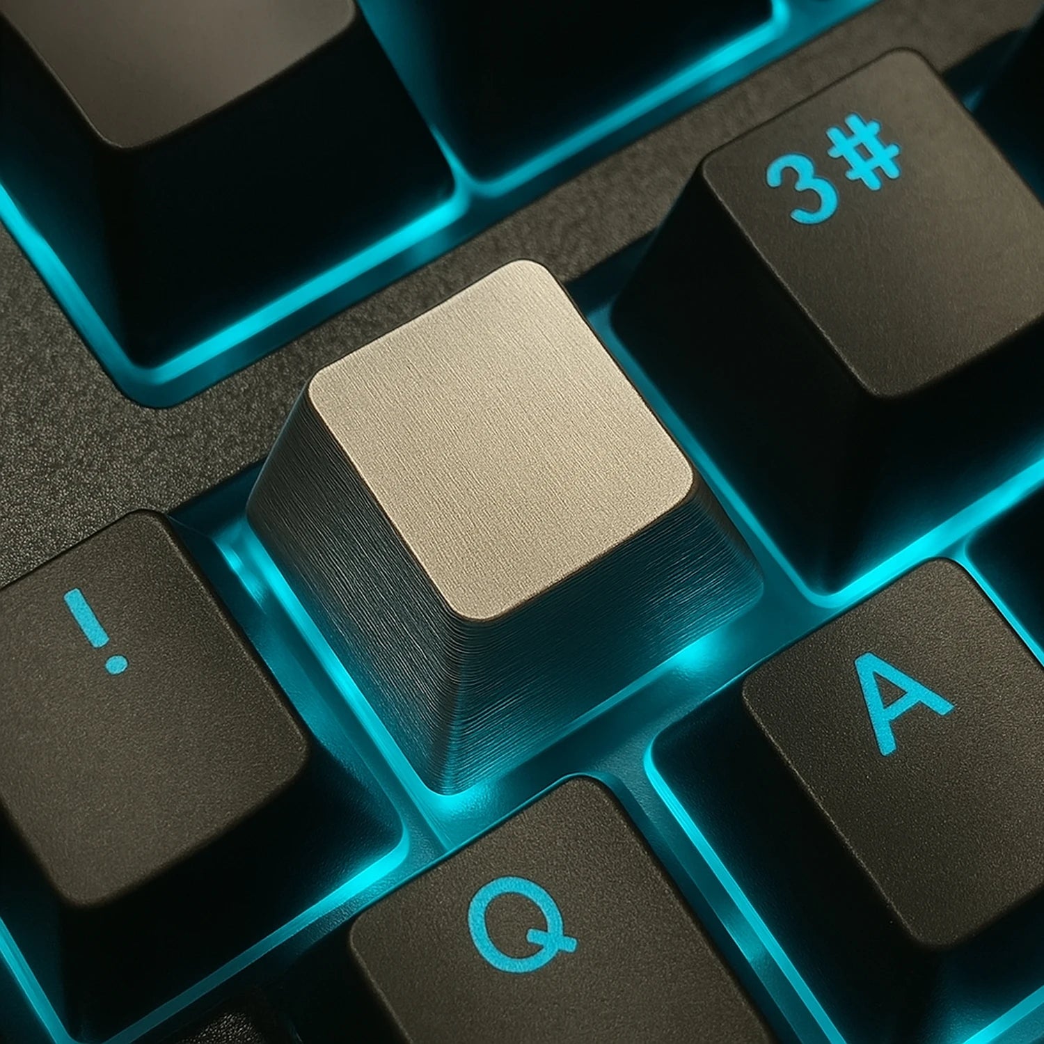 Aluminum Alloy Keycaps Metal Mechanical Keyboard Key Caps Lightweight Non Fading Engraved Shaft Body Keyboards Accessories