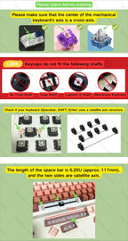 Sea Salt Cat Key Cap Party Pink Keycap MAO Profile Replacement Keycaps for Mechanical Keyboard 61 64 68 78 84 87 96 98 104 108