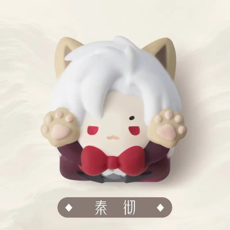 Ceke Love And Deepspace Keycaps Mechanical Keyboard Keycaps Cosplay Cat Ear Keycap Cartoon Kforce Back Customized Pc Accessories