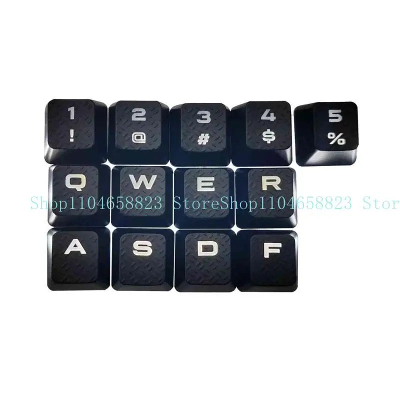 13Key Anti Slip Caps Mechanical Keyboard Keycaps Slip Proof with Backlights Enhances Typing and Gaming For K70 K95
