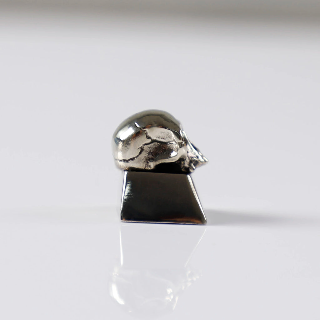 ESC Key 1pcs stereoscopic Pure Copper keycaps Skull Handmade Artisans Metal Key Caps for Mechanical Keyboard
