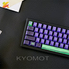 KYOMOT 150 Keys Comic Style EVA 01 Keycaps Cherry Profile PBT Dye Sub Anime Games Keycap for DIY MX Switches Mechanical Keyboard