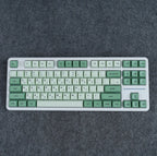Keycaps Mechanical keyboardcaps PBT123keys low profile custom  Matcha  XDA Korean Russian Compatibility 61/64/68/87/104/108k