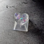 Keycap Games Backlit Cat Paw DIY Star Key Cap Mechanical Keyboards Keycaps for Mechanical Keyboards R4 Height Cherry MX Axis